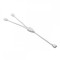Cablu Splitter Conector RGB 1 la 2 cai, 4 Pini, 10mm, Female, 30 cm