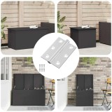 vidaXL Hinge 12 pcs Argintiu 50 x 38 x 1,3 mm Oțel 864663