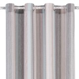 Perdea Decorativă, Model Dungi, Inele, Poliester, Dimensiuni 140x260 cm, Multicolor, Oem
