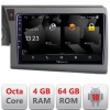 Navigatie Audi A6 C6 2004-2010 Nakamichi NAM5510 Qled Octa Core 720p 4+64 DSP 360 camera carplay android auto CarStore Technology