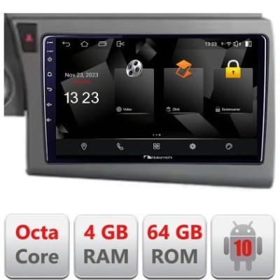 Navigatie Audi A6 C6 2004-2010 Nakamichi NAM5510 Qled Octa Core 720p 4+64 DSP 360 camera carplay android auto CarStore Technology foto