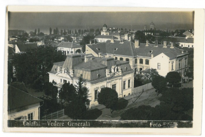 3119 - CALAFAT, Panorama, Romania - old postcard, real Photo - unused