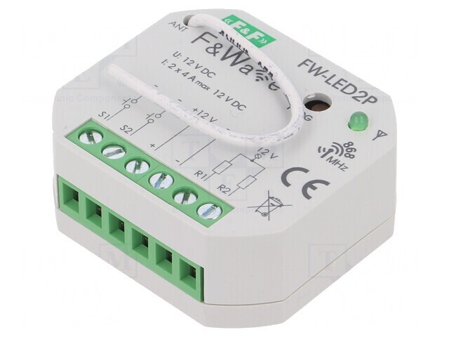 Controler LED F&amp;Wave Metalic 10-16VDC IP20 100m