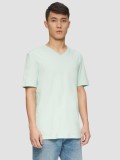 Cumpara ieftin s.Oliver Tricou barbati cu anchior, Regular fit, din bumbac, Verde menta, XL