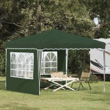 vidaXL Cort de Petrecere Pop-up Verde 288 x 288 x 245 cm 42019761