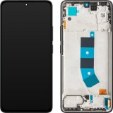 Cumpara ieftin Display cu Touchscreen Xiaomi Redmi Note 13 4G, cu Rama, Negru (Midnight Black), Service Pack 56000400N700