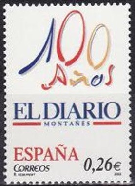 C1358 - Spania 2003 - Presa Montanes, neuzat,perfecta stare foto