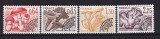 Serie 4 Timbre Franța 1978 Ciuperci Preobliterate (Precancels) Ștampilate - A003