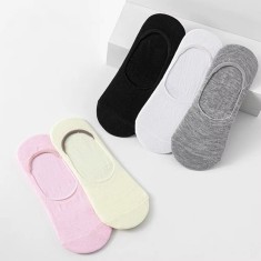 Set 5 perechi de sosete pentru dama, SS090, Multicolor, marime universala (35-39)