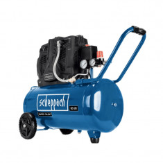 Compressor fara ulei HC51Si Scheppach 5906141901, 1500 W, 50 L, 8 bari