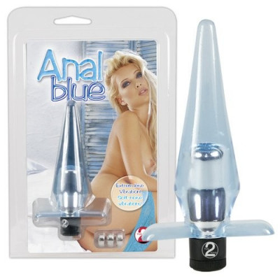 Anal Blue Butt Plug Vibrator Anal foto