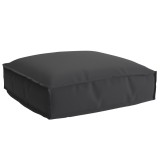 vidaXL Căptușeală pentru Palete pentru Șezut Neagră 50x50x12 cm Material Oxford
