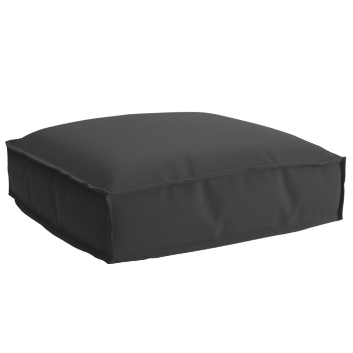 vidaXL Pernă pentru șezut din paleți Negru 50 x 50 x 12 cm