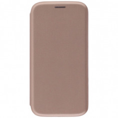 Husa Flip Cover Magnetic compatibila cu, Motorola Moto E20 / E40, Gold