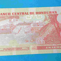 Bancnota Honduras 1 Lempira 1997 - serie CC3507449 - UNC Superba