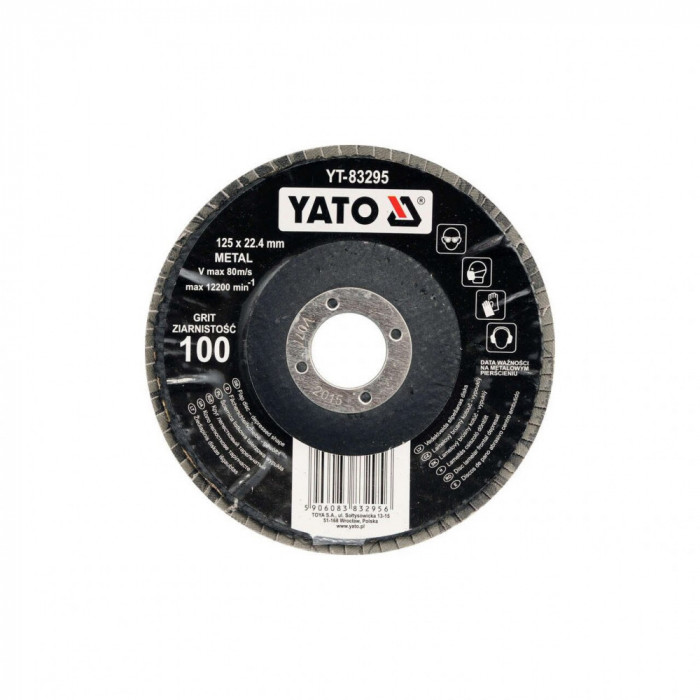 Disc slefuit 125 mm P100 Yato YT-83295