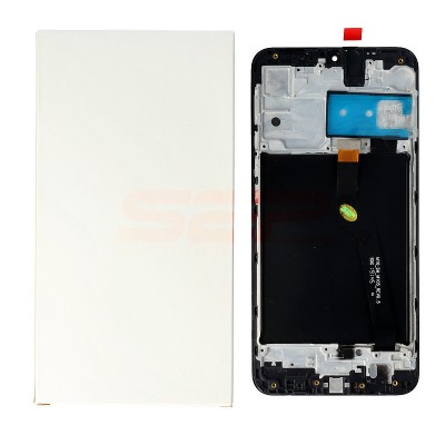 LCD+Touchscreen cu Rama Samsung Galaxy A10 / A105 BLACK ORIGINAL REFURBISHED foto