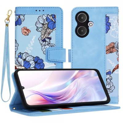 Husa pentru Xiaomi Redmi 13C 5G, Techsuit, FlipCraft, Bleu foto