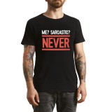 Tricou Barbati, gluma subtila si ironie fina, negru, marime M