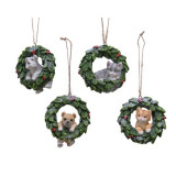 Cumpara ieftin Decoratiune - Wreath with Animal - Dog and Cat - mai multe modele | Kaemingk
