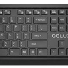 Kit Tastatura si Mouse Wireless Delux KA190G (Negru)