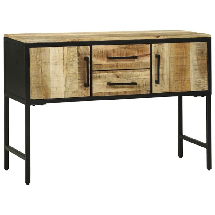 Masă de consolă Maro 100 x 35 x 70 cm Lemn masiv de mango