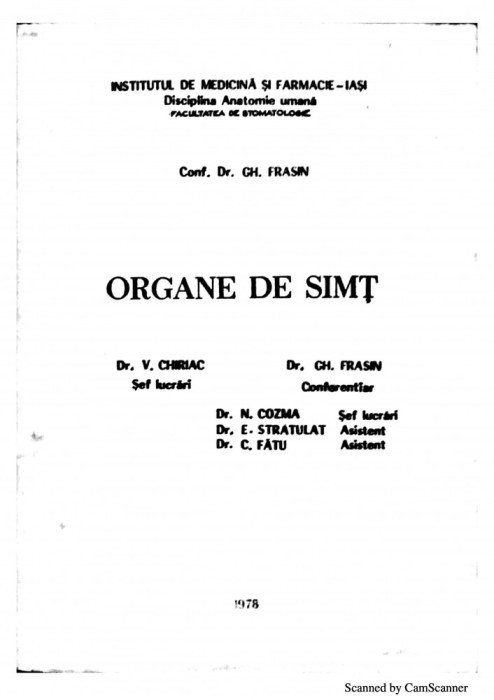 Organe de simt Gh.Frasin