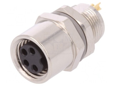 Conector M8 Mamă 4 Pini IP67 30V foto