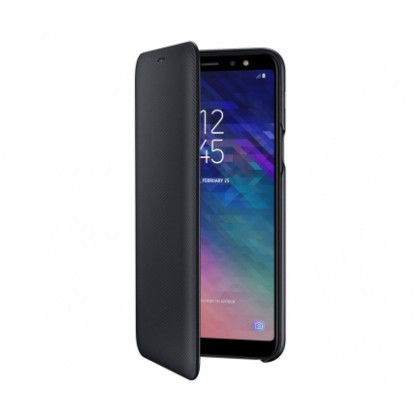 Husa Flip Book Samsung A605 Galaxy A6 Plus (2018), Flip Carte Wallet EF-WA605CBEGWW Blister Original