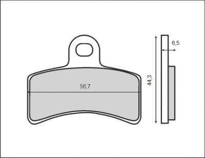 Set placute frana FT3039 &amp;ndash; Gas Gas EC Boy &amp;ndash; TXT Boy &amp;ndash; Pampera &amp;ndash; TXT 50-321cc foto