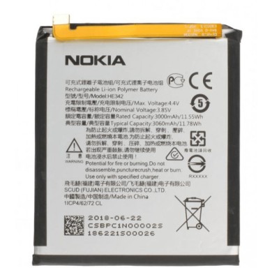 Acumulator Nokia 6.1 Plus TA-1116, HE342 foto