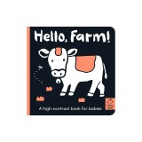 Hello Farm!: A High-Contrast Book for Babies