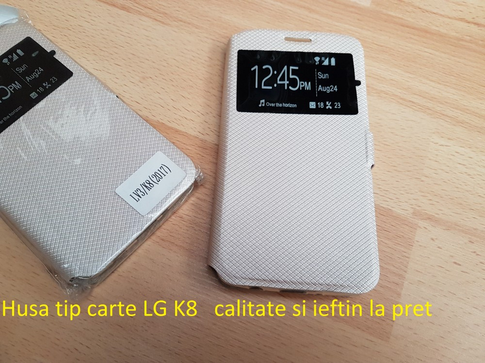 Husa tip carte LG K8 calitate si ieftin la pret, Alt model telefon LG,  Piele Ecologica | Okazii.ro