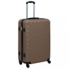 Valiza vidaXL Carcasa Rigida ABS Maro 76 cm, Roti 360, Curele Tensionare, Incuietoare Securitate - Voiaj Confortabil si Sigur