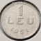 Romania, 1 Leu 1951