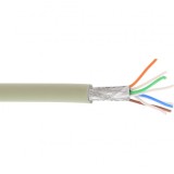 Rola 100m cablu de retea RJ45 Cat. 6A S/FTP PiMF Gri, InLine IL76899