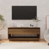 vidaXL Comodă TV, stejar maro, 102x41x44 cm, PAL