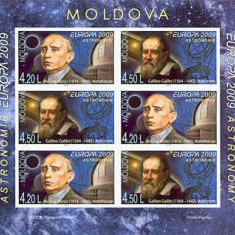 MOLDOVA 2009, EUROPA CEPT, bloc neuzat, nedant., MNH