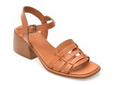 Cumpara ieftin Sandale IMAGE maro, 4351212, din piele naturala