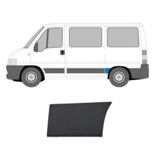 Bandou aripa spate Citroen Jumper, 01.2006; Fiat Ducato, 04.2006; Peugeot Boxer, 04.2006, partea stanga, negru; in fata rotii; lungime 320, inaltime