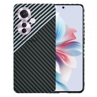 Husa pentru Oppo Reno11 F, Techsuit, Carbonite FiberShell, Gri foto