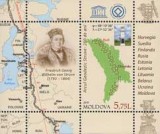 MOLDOVA 2016, Aniversari - Arcul Geodezic Struve, serie neuzata, MNH
