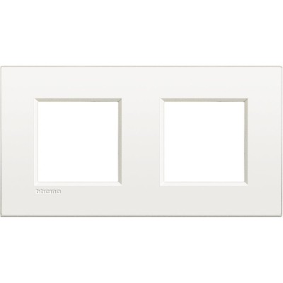 Rama Ornament AIR 2P Living Light Bticino alb LNE4802M2BN foto
