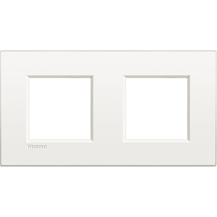 Rama Ornament AIR 2P Living Light Bticino alb LNE4802M2BN