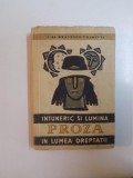 INTUNERIC SI LUMINA. IN LUMEA DREPTATII de IOAN AL. BRATESCU-VOINESTI 1957