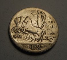 Italia 2 Lire 1912 foto