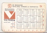 Bnk cld Calendar de buzunar 1975 Magazinul Victoria