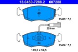 ATE 13.0460-7288.2 set placute frana,frana disc