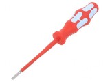 Şurubelniţă izolată plată 3,0x0,5mm, lamă 80mm