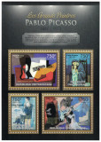 AFRICA CENTRALA 2013 - Picturi, Pablo Picasso /set complet - colita+bloc MNH, Nestampilat
